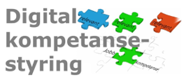 Logo Digital kompetansestyring. Laget av Barbro S. Lie